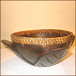 Floor bowl knitted black philippine gift items