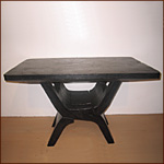 carving furniture coffe table black